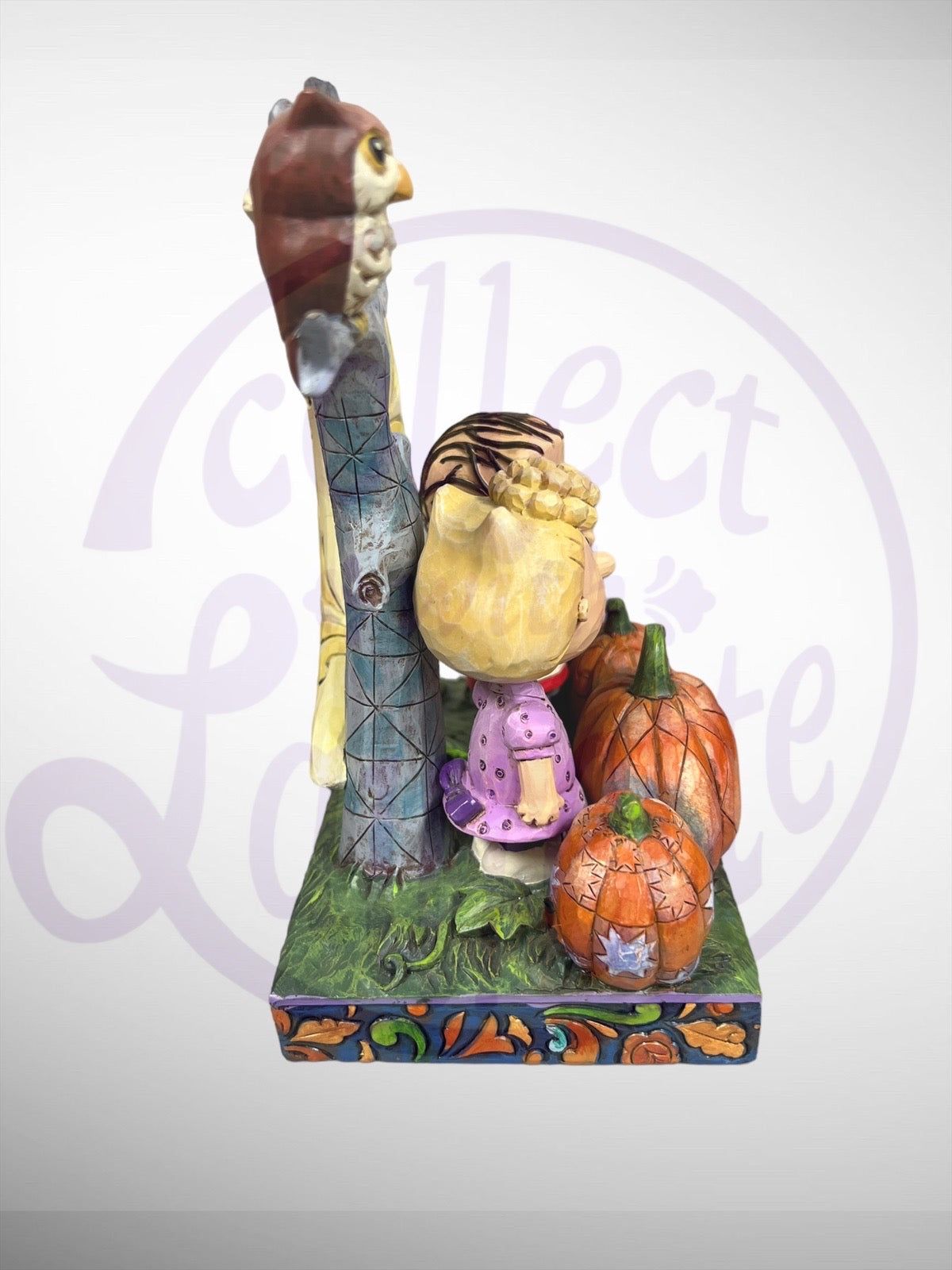 Jim Shore Peanuts - Waiting for the Great Pumpkin Linus Sally Halloween Figurine (No Box)